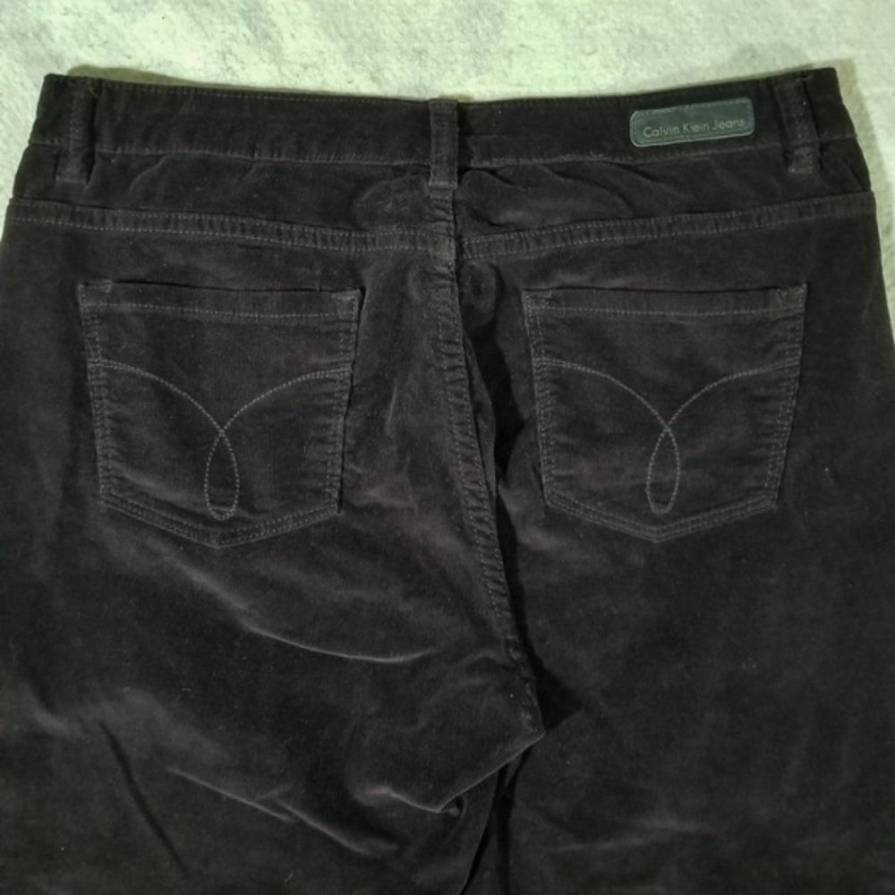 Calvin Klein Black Warm Fleece-Like Jeans - Picture 2 of 8